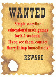 Wanted Poster For Online Math Games