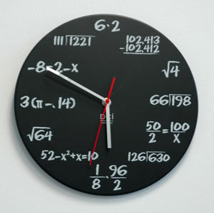 Middle School Math Clock