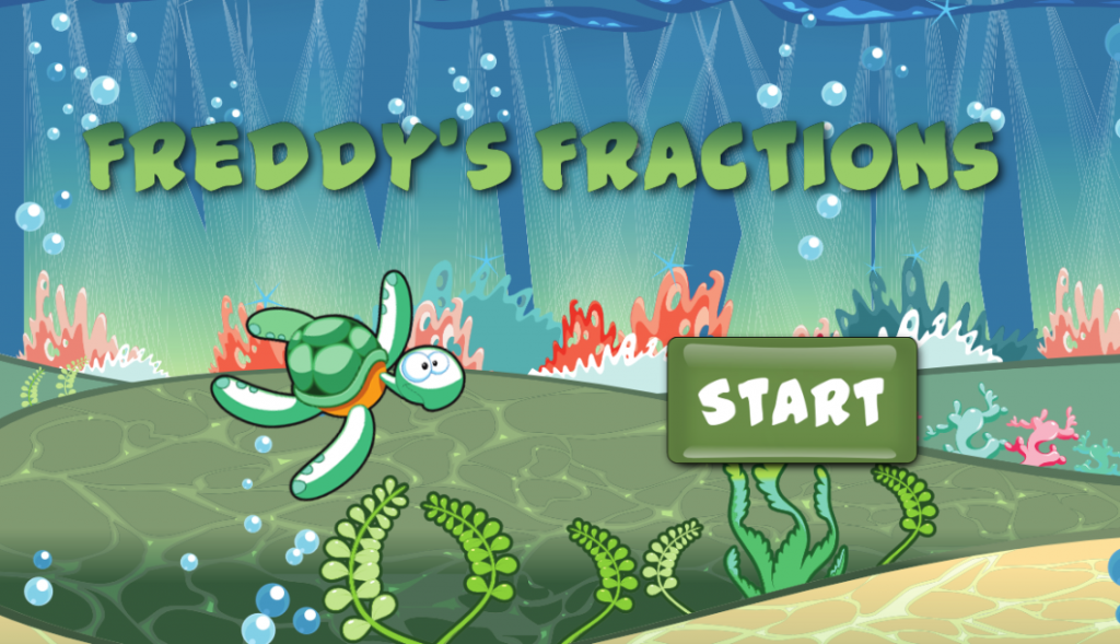 Freddy's Fractions at Math Chimp