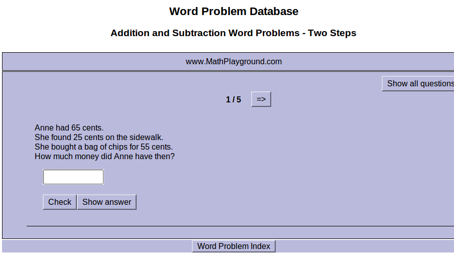 how to solve two step word problems