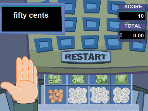 smartboard counting money games