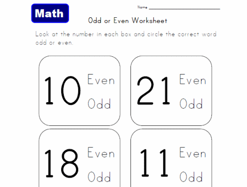 Odd And Even Number Game