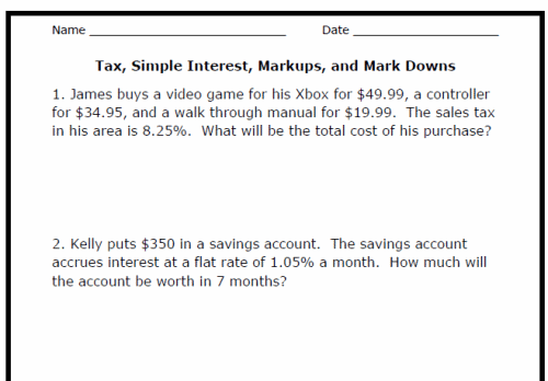 Where can you find worksheets to learn unit rates?